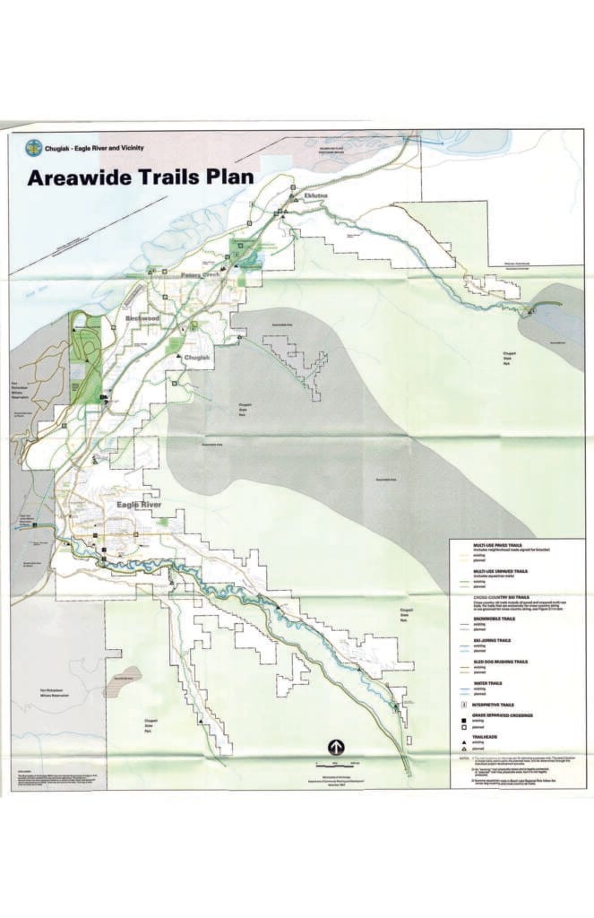 Trails Plan comment site (PublicInput): the 1997 Areawide Trails Plan map