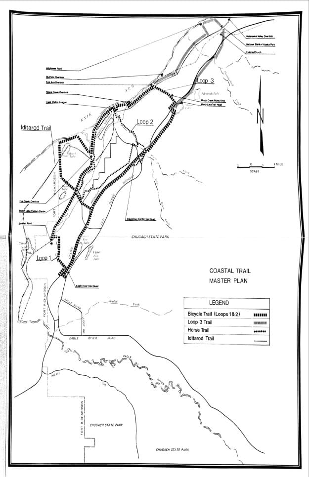 Trails Plan comment site (PublicInput): the 1982 Coastal Trail Plan map