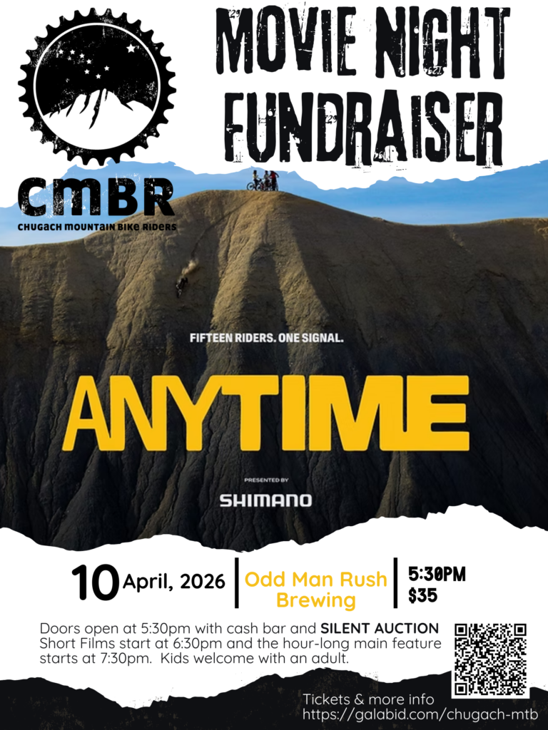CMBR Mountain Bike Movie Fundraiser Poster